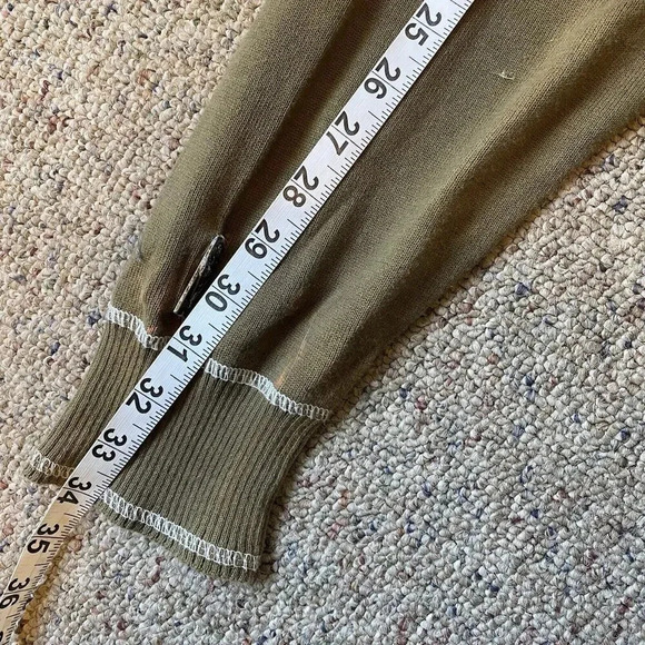 VTG Y2K Blac Label Full Zip Jacket Khaki Spell out Embroidered Unsex 2X Cotton - Picture 6 of 12